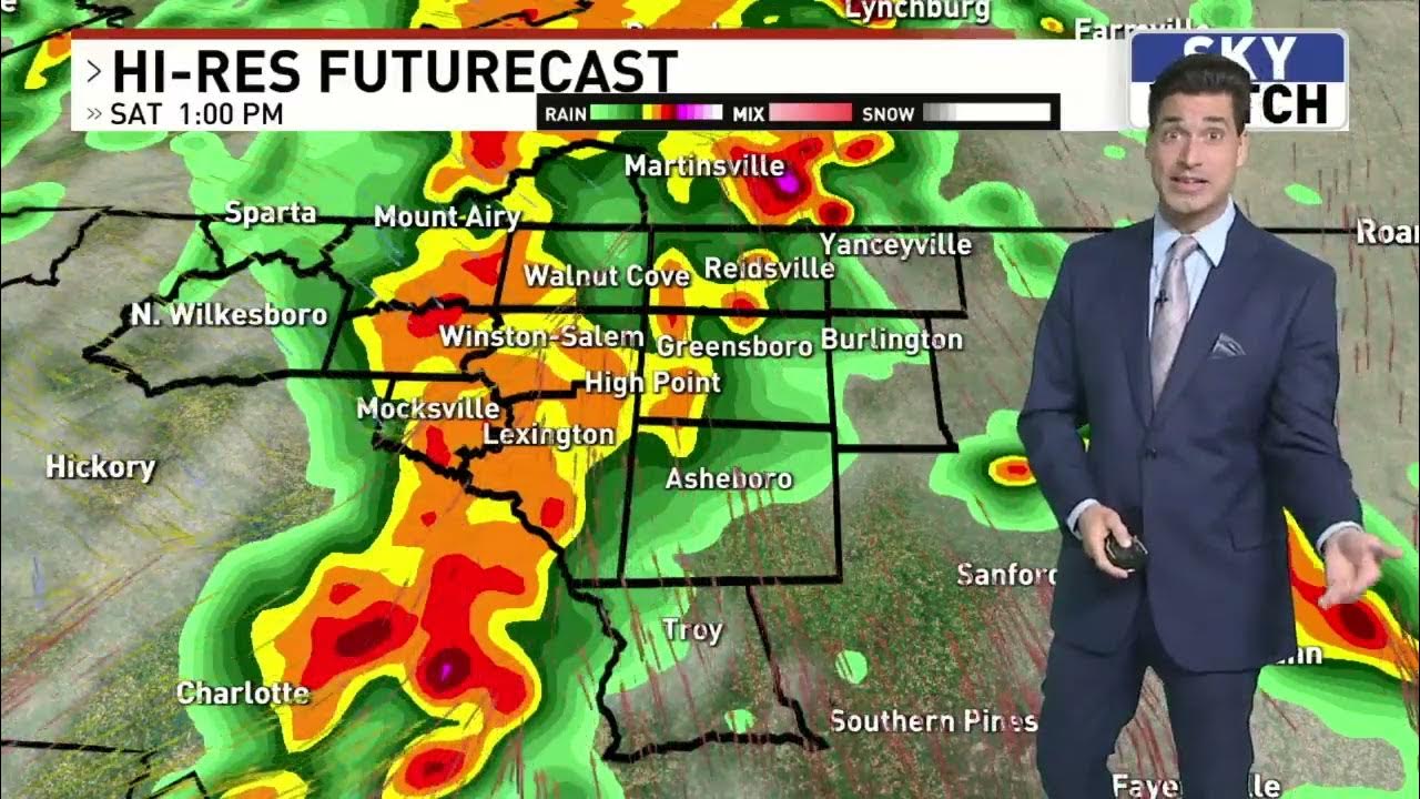 NORTH CAROLINA WEATHER (4202023) Some strong to severe storms on Saturday then cooling down