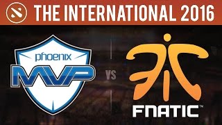 The International 2016 - Fnatic VS MVP Phoenix - GAME 2 русские комментаторы