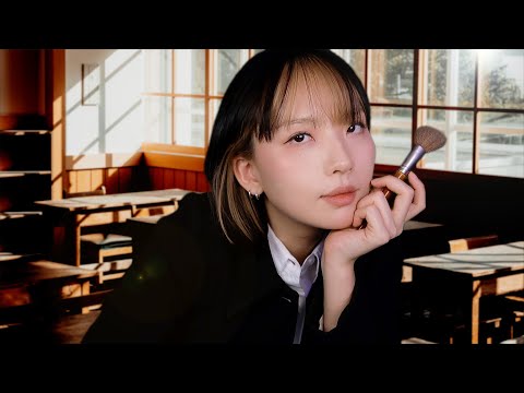 ASMR 高校入学日先輩が呼んだことについて（メイクRP）🏫