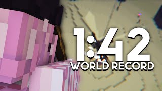 [FWR] MINECRAFT 1.16+ IN 1:42! (Set Seed Glitchless)