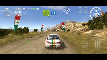 Rush Rally 3. track mexico. Touch controls. 60fps