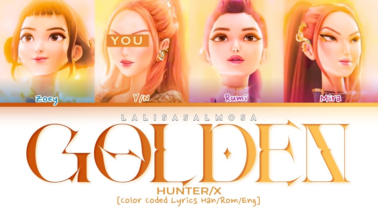 HUNTR/X & YOU AS A MEMBER | GOLDEN | [Karaoke 4 members version] K-POP DEMON HUNTERS