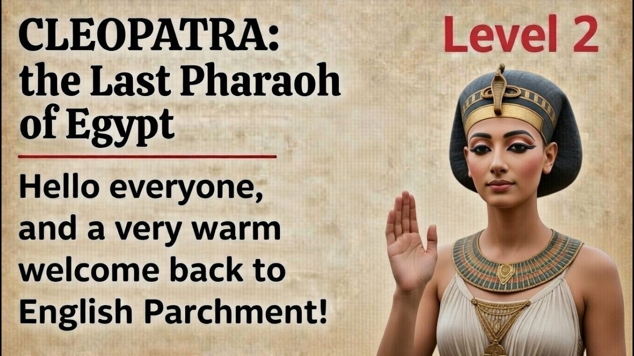 Learn English Through Story: Cleopatra, the Last Pharaoh of Egypt | Graded Reader Level B1