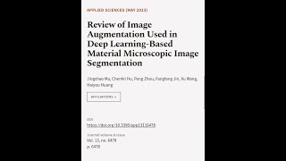 Celebrity Review of Image Augmentation Used in Deep Learning-Based Material Microscopic Image S... | RTCL.TV Wealth