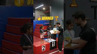 Kids gymnastics competition 2026 Age category: 3-5. (1st Winner) 🏆 #ytshorts #reelitfeelit #winner