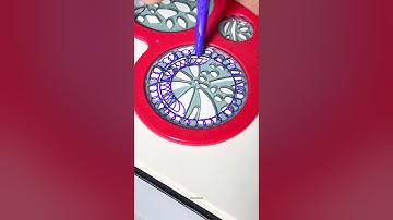 Beautiful Spiral Art Without Lifting #spirograph #asmr