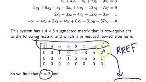 MATH 2010 Types of Solution Sets part 1