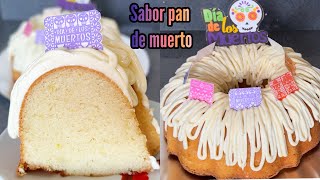 Rosca con sabor a pan de muerto húmedo y esponjoso