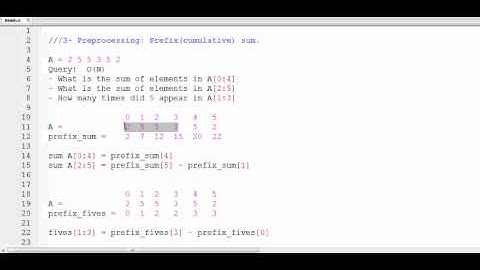 3.  Prefix sum (Arabic)