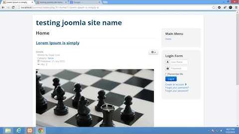 Create website by Joomla step by step in hindi/urdu free training part 7