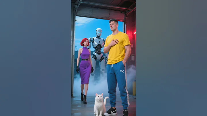 Trapped Inside a Robot: The Button That Changed Everything #ai #robot #cat #shorts