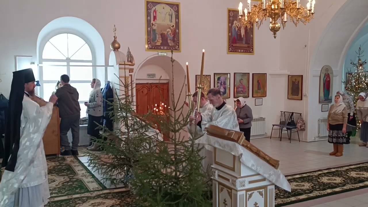 Литургия в навечерие Крещения Господня 