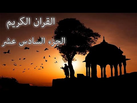 القرآن الكريم الجزء السادس عشر القارئ معتز آقائي مع الآيات للتتبع