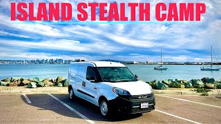 Stealth Camping & Cooking On an ISLAND! 🏝 Full Time Van Life! (Story #13)