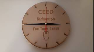 Laser-Cut Clock
