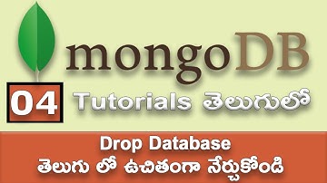 MongoDB Drop Database in Telugu | #04 | Sai Gopi Tech Telugu | MongoDB Tutorials In #TELUGU