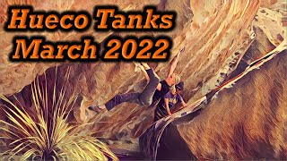 Hueco Tanks Bouldering: Rembrandt Pussyhorse (V4)
