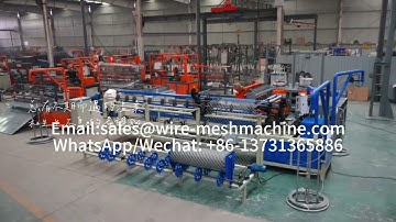 High speed automatic chain link fence machine#Chain link fence making machine