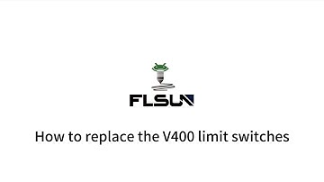 How to replace the V400 limit switches