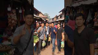 พาชมตลาดนัดลานดอกจานเขมราฐอุบลราชธานี #วิถีชีวิตบ้านบ้าน