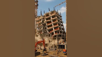 Construction Building Crashes in Epic Disaster! 😱🏗️