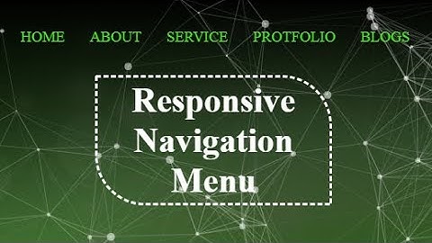 How to create Navigation Bar with HTML and CSS  in Bangla