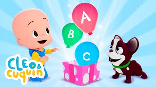 ABC Song - Nursery Rhymes with Cleo and Cuquin 🅰️ Learn the Alphabet | Children Songs