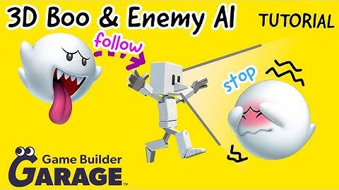 Shy Boo & Simple Enemy AI (+code in the description) | Game Builder Garage Tutorials