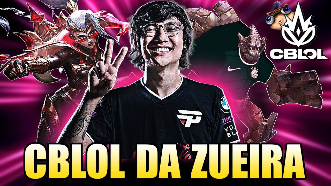 QUANDO o LIDER do CBLOL PEGA VAYNE TOP e MALPHITE JUNGLE - CBLOL DA ZUEIRA