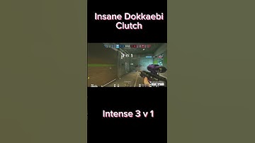Insane 1 v 3 clutch R6         # clutch #crazy #dokkaebi #insane #r6siege #rainbowsixsiege #shorts