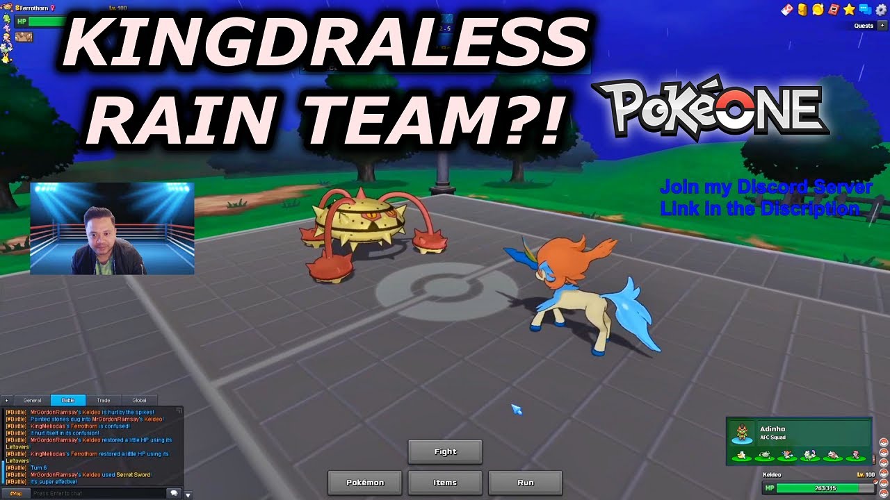 POKEONE || CAN WE BUILD A RAIN TEAM WITHOUT KINGDRA?! BETTER BRING AN UMBERELA, ITS RAIN VS RAIN BOY