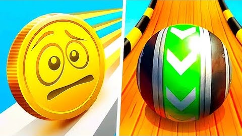 Sky Rolling Balls 3d | Coin Rush  - All Level Gameplay Android,iOS - NEW APK BIG UPDATE