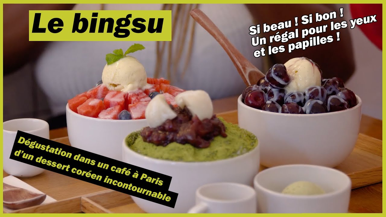 🍒 Le bingsu à +82PARIS 플러스파리 🍨 : c'est FRAIS, c'est BEAU, c'est BON !