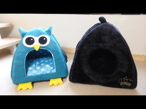 "KATZEN KUSCHELHÖHLE EULE & ROYAL PET BLACK" -Da freut sich die Mieze :-)