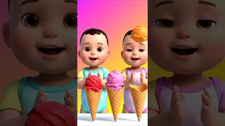 Learn Colors with Ice Cream for Kids | Red Pink Orange Yellow | Fun Baby Song