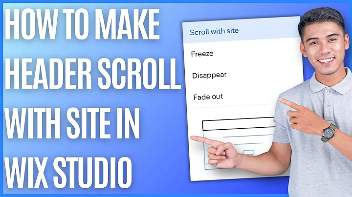 How to Make Header Scroll With Site in Wix Studio [Quick Guide]
