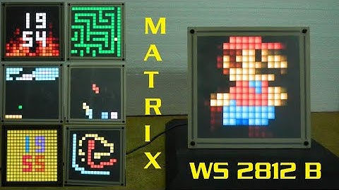 How to control 16x16 WS2812 Led Matrix with Smartphone