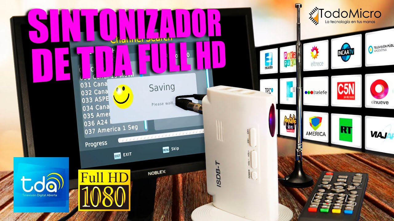 📡 Sintonizador ISDBT de canales digitales gratuitos: Cómo usar un monitor  y convertirlo en una TV. 