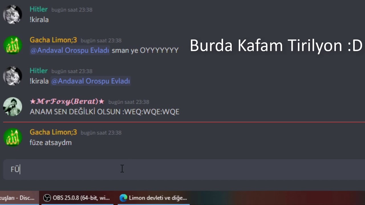 ALLAHA KÜFÜR EDEN TERBİYESİZ VELET (ENGELLEDİ) - YouTube