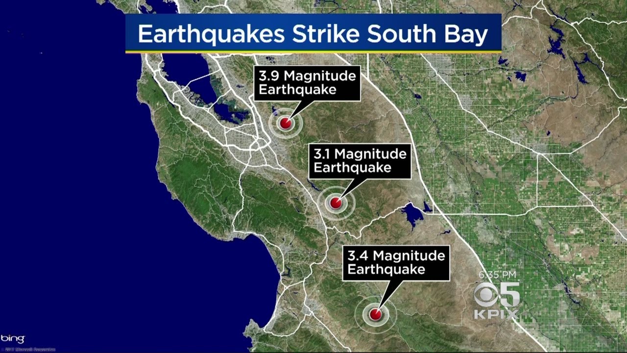 3 earthquakes jolt the south bay in 24 hours