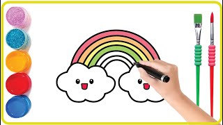 How to Draw & Color a Rainbow: The FUNNEST Way for Kids!