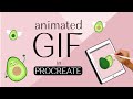 Making cute GIFs in Procreate // speedpaint