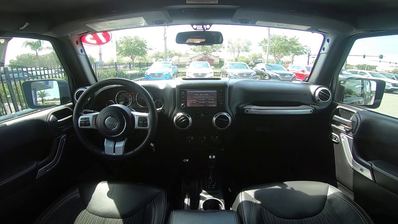 2015 Jeep Wrangler Sport Interior