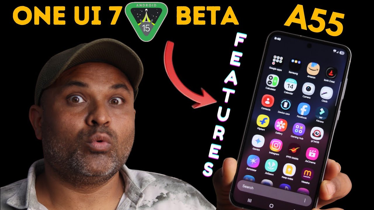 Samsung A55 One Ui 7 Beta Update New Features & Improvements - YouTube