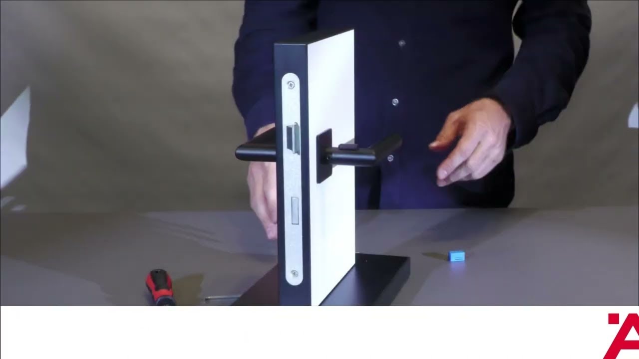 Startec-Türdrücker LDH-S mit integrierter Verriegelung - Montage