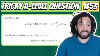Such a COMMON Edexcel Question!! | Tricky A-Level Maths Question #53
