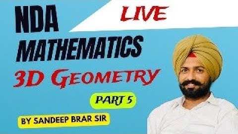 3D Geometry For NDA Class 5 By Sandeep Brar