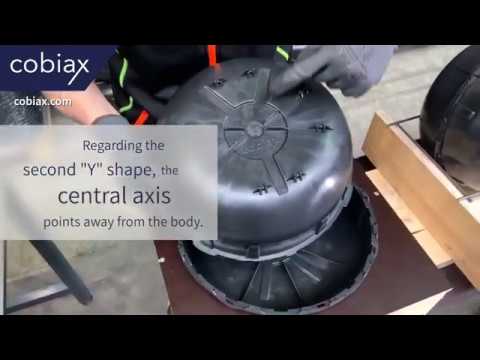 Heinze Gruppe - Cobiax - Assembling Cobiax SL on site