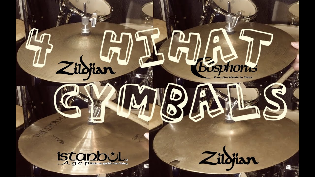 Hihat Cymbal Comparison (Istanbul Agop, Zildjian, Bosphorus) YouTube