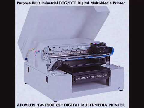 HW-T500CSP A3 Purpose Built Industrial DTG/DTF Digital Multi-Media Printer